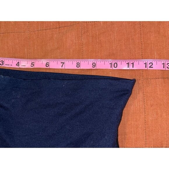 Spanx Navy High Rise Stretch Tummy Control Cropped Leggings Women's Size S mall - Picture 4 of 8